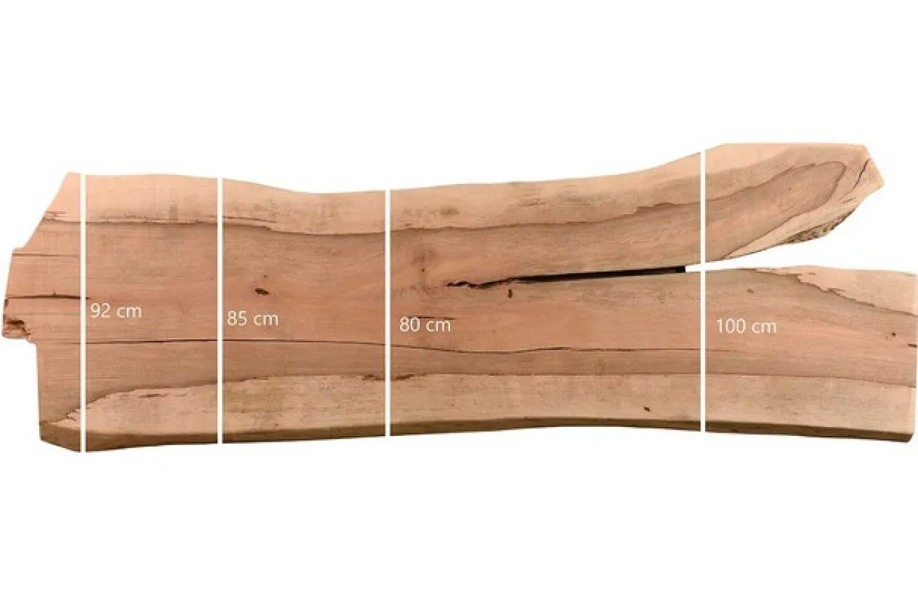 Tischplatte Mango Massivholz Monolith 325