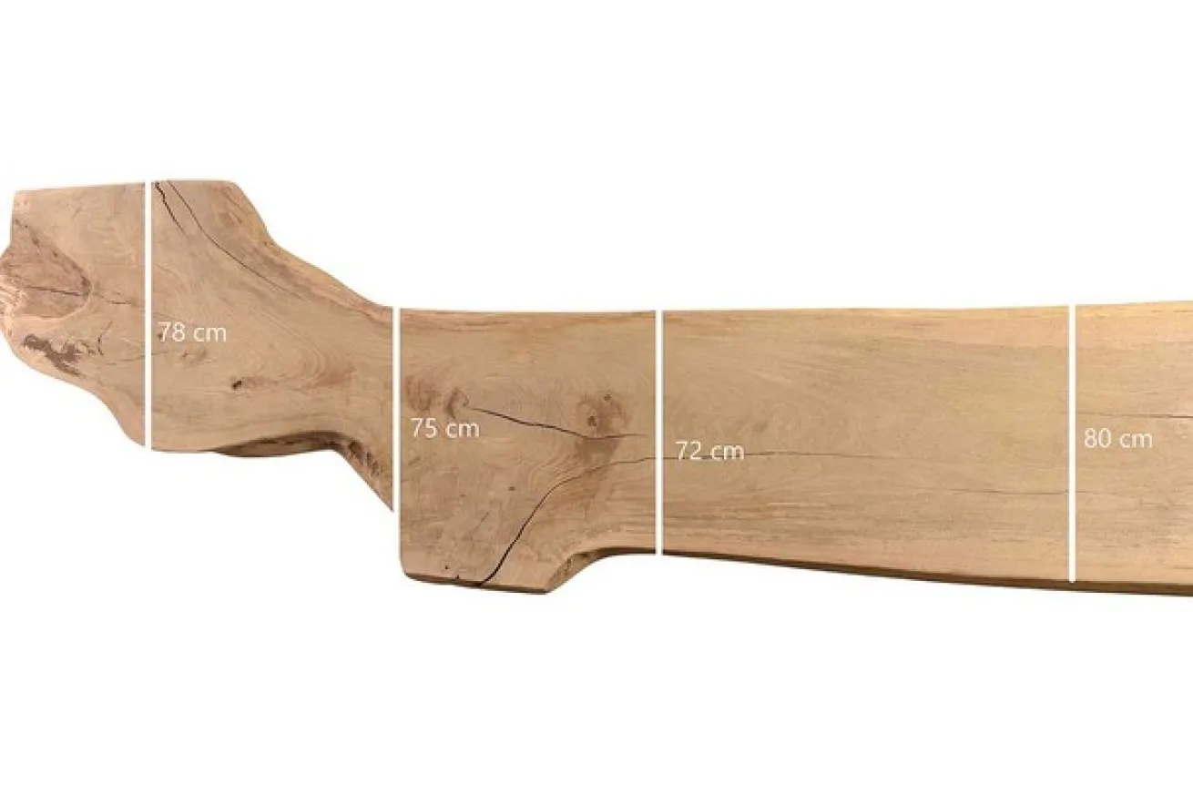 Tischplatte Mango Massivholz Monolith 335