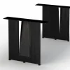 Tischwangen Set Steven Metall 70 cm