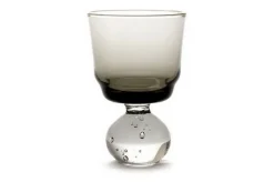 Trinkglas Eternal Snow grau H 9,5 cm