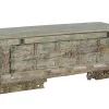 Truhenbank Vintage grau