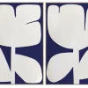 Tulip Wandbild Tulip blau 2er Set