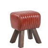Turnhocker Vintage rot