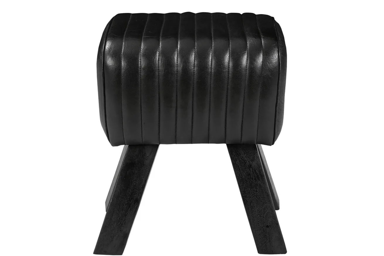 Turnhocker Vintage schwarz