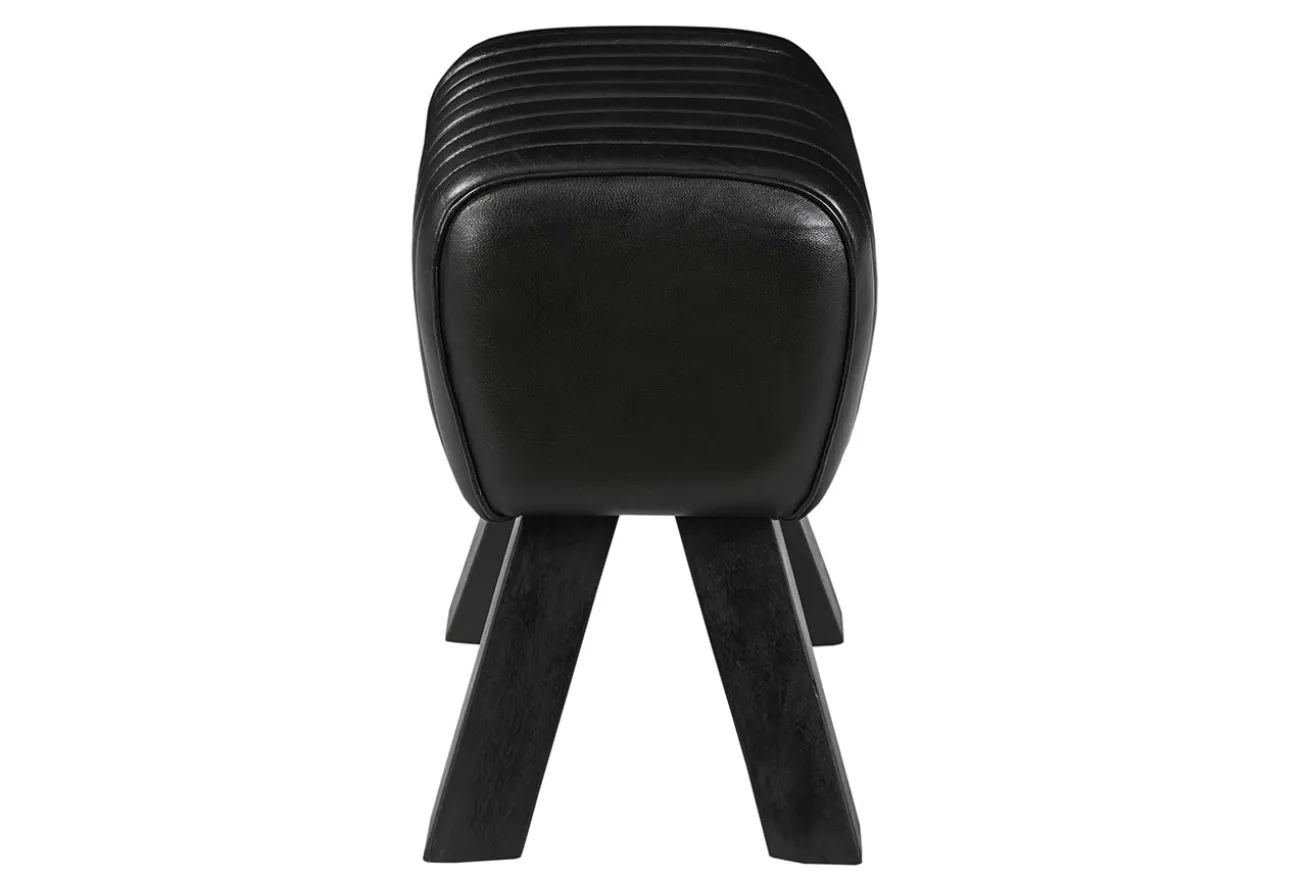 Turnhocker Vintage schwarz