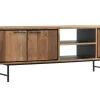 TV-Board auf Fuß Evo Teak B 185 cm