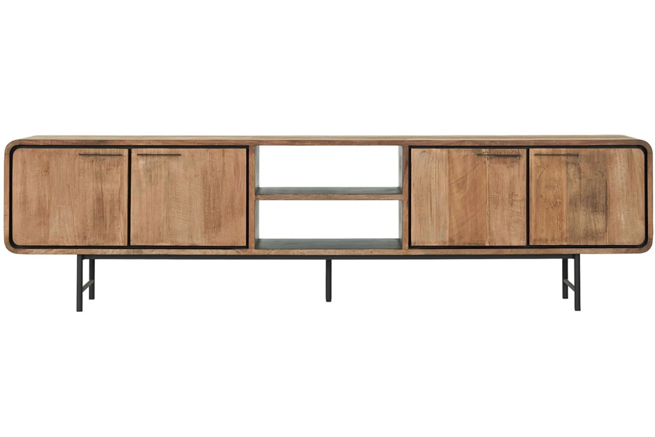 TV-Board auf Fuß Evo Teak B 225 cm