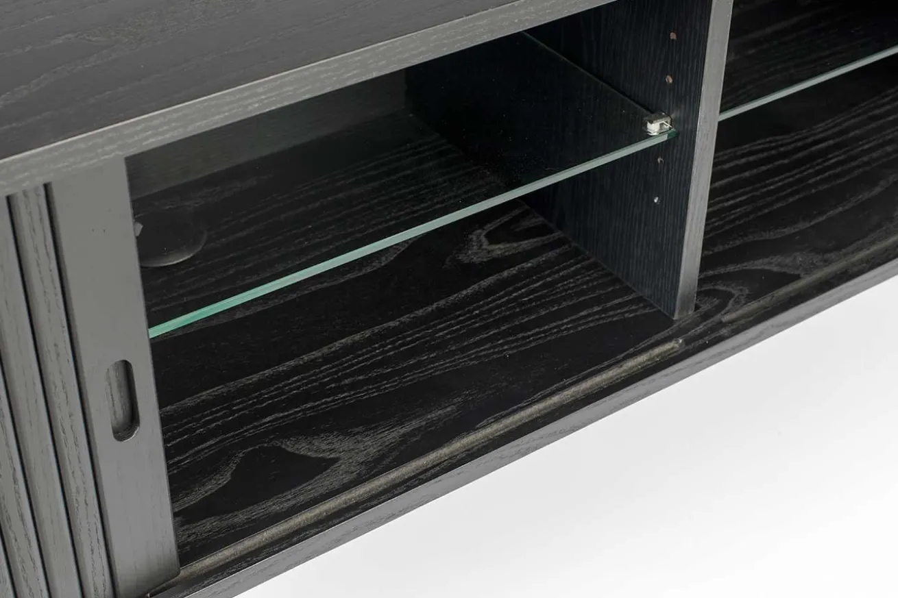 TV Board Barbara schwarz B 120 cm