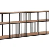TV-Board Barra Teak-Metall B 225 cm