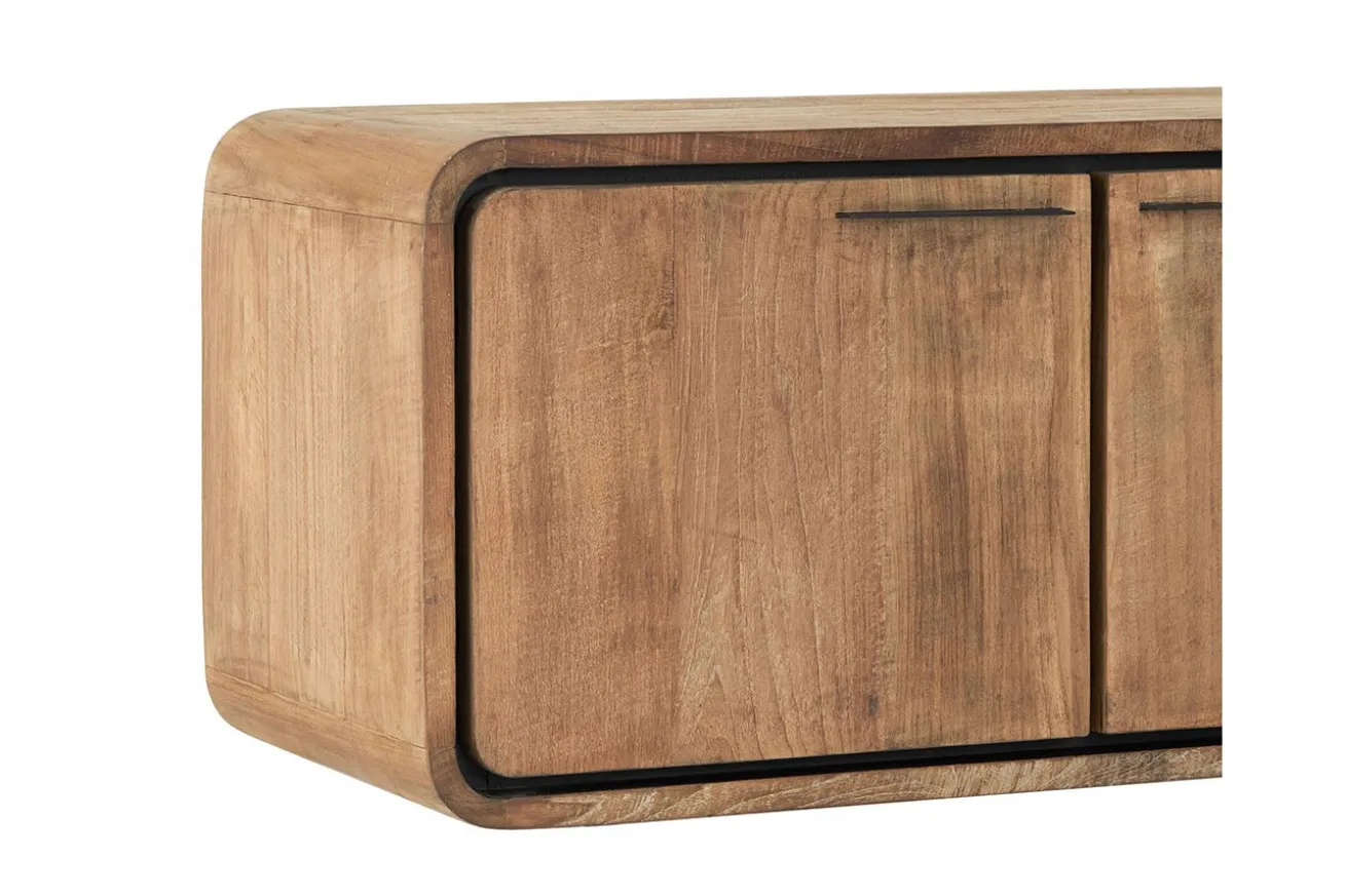 TV-Board hängend Evo Teak B 225 cm