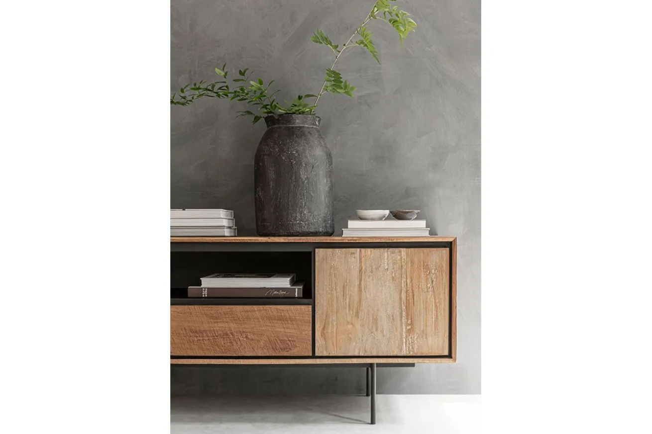 TV-Board Metropole Teak natur B 235 cm