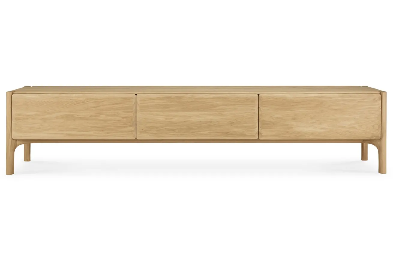 TV-Board PI Eiche lackiert B 242 cm