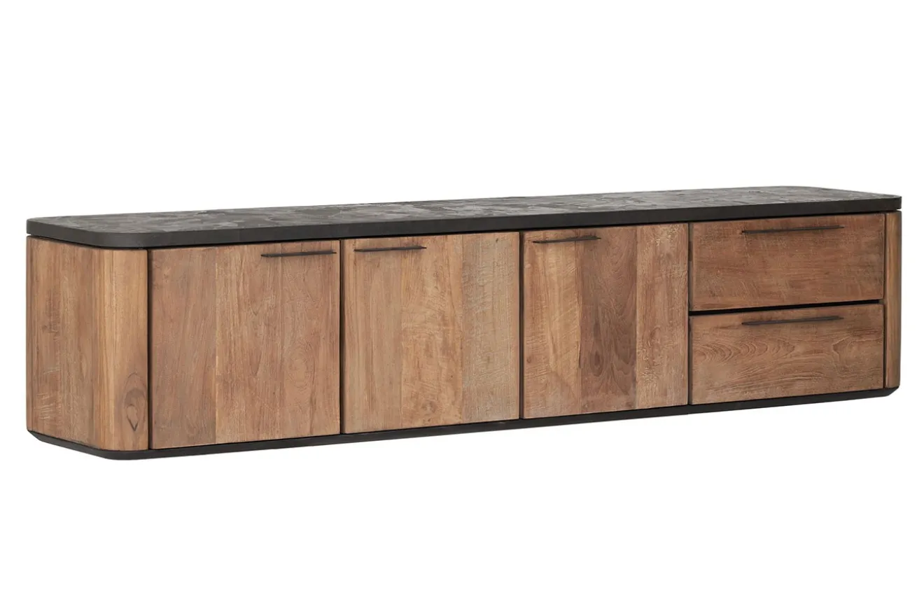 TV-Board Soho hängend Teak B 190 cm