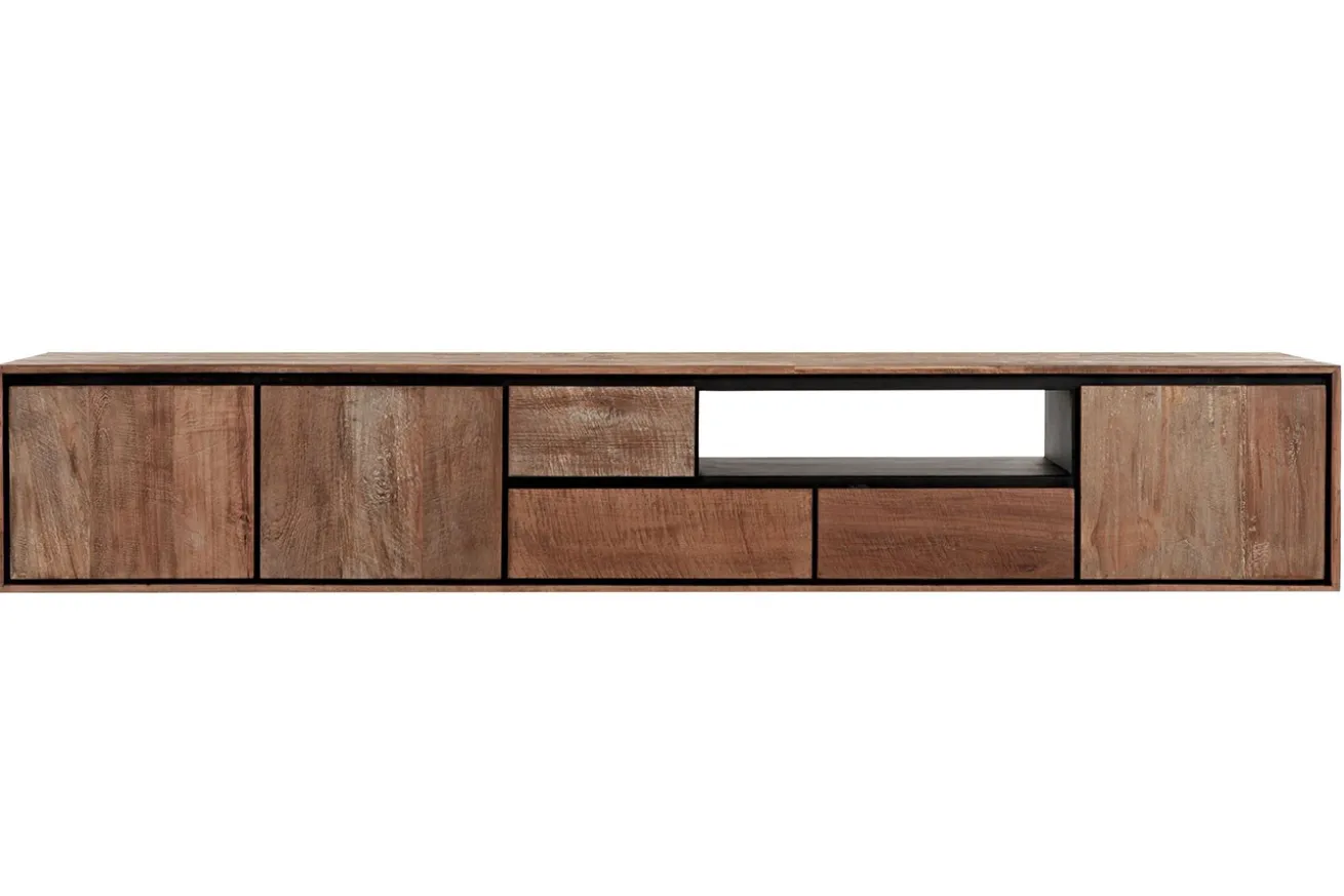 TV-Regal Metropole Teak natur B 235 cm