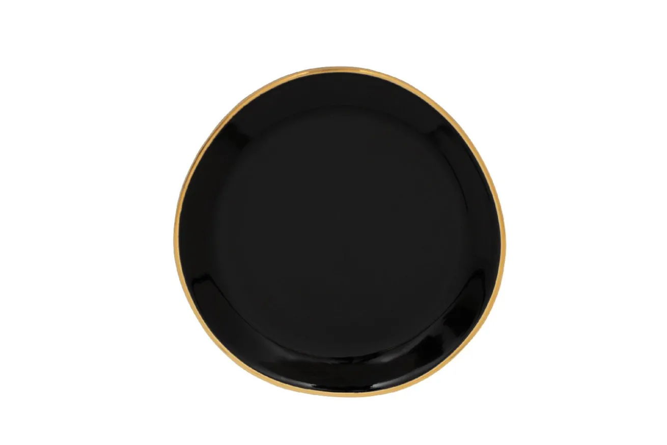 Untertasse schwarz D 9cm