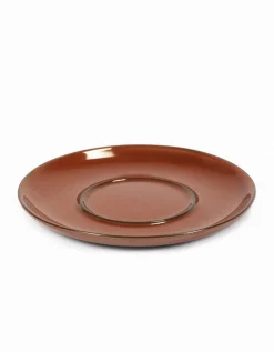 Unterteller für Espressotasse rostrot