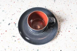 Unterteller für Espressotasse rostrot