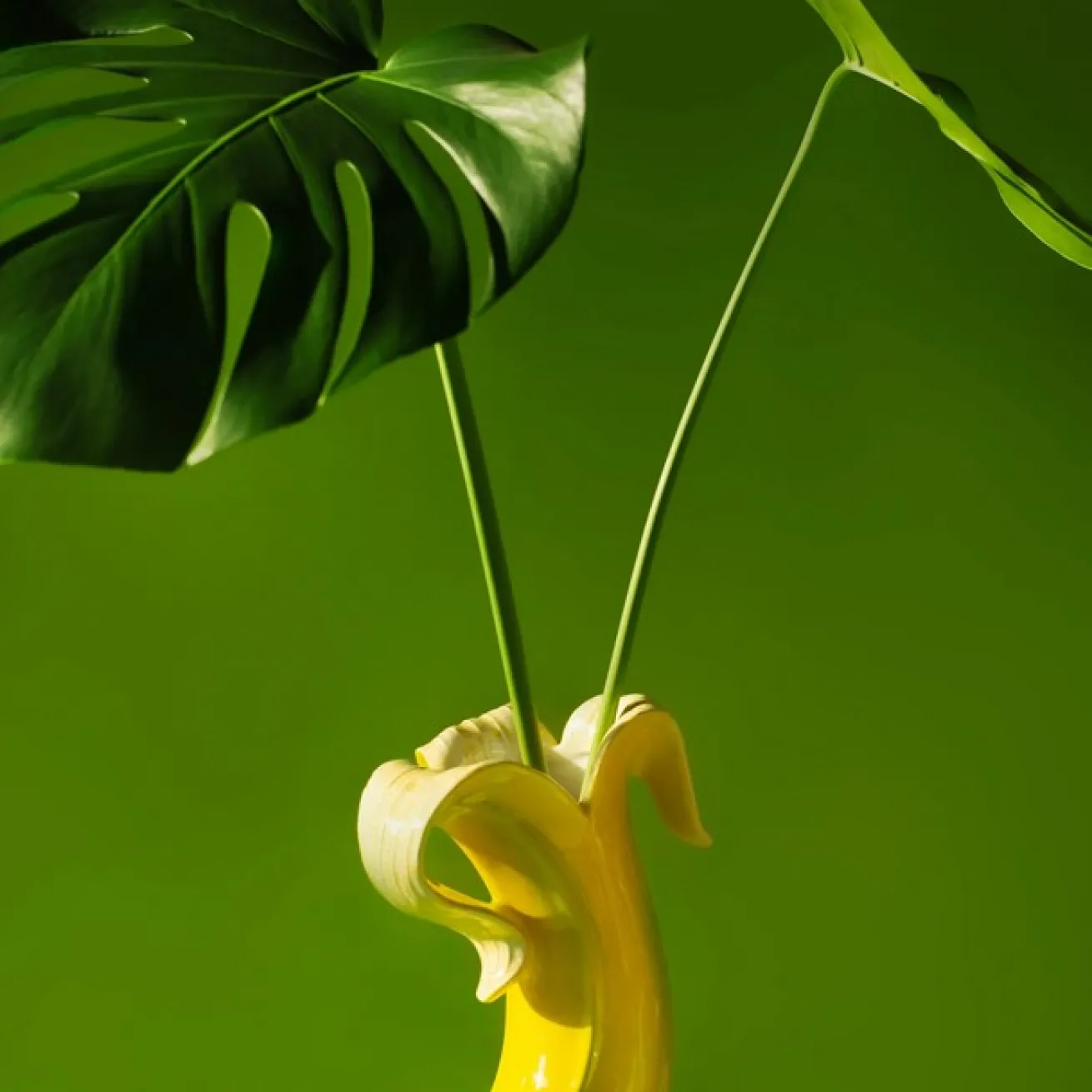 Vase Banana Romance gelb L
