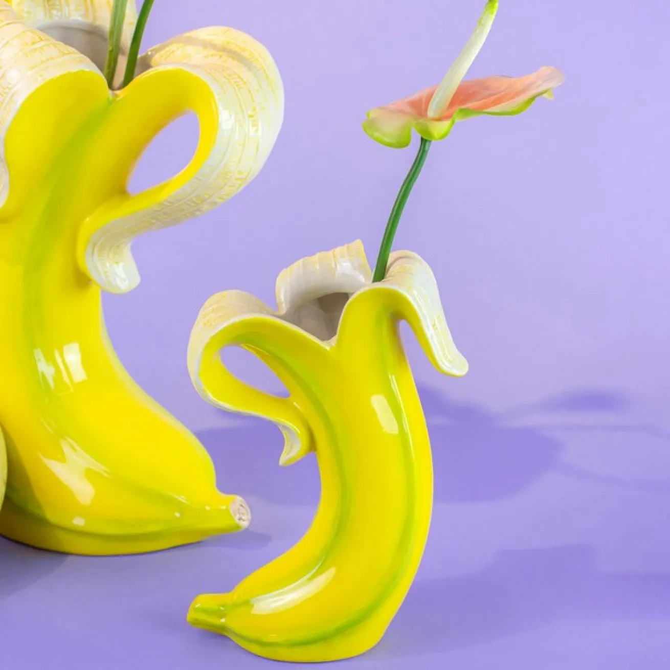 Vase Banana Romance gelb L