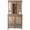 Vitrinenschrank Dutch Style mit Kacheln natur
