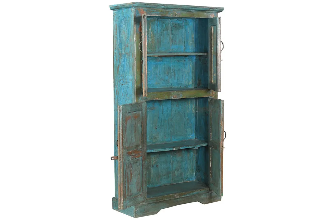 Vitrinenschrank Vintage grün