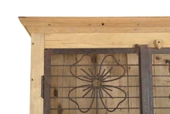 Vitrinenschrank Vintage natur