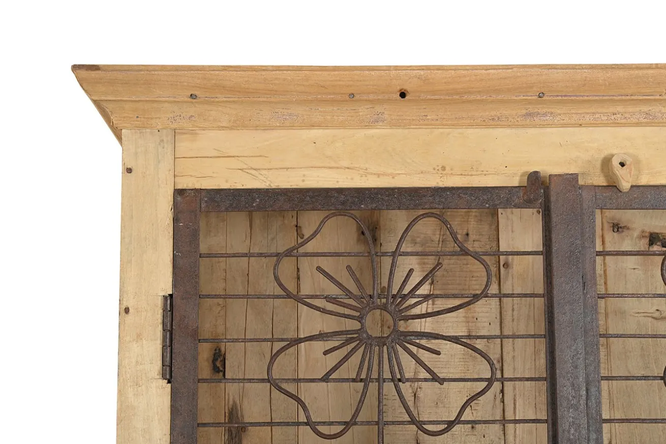 Vitrinenschrank Vintage natur