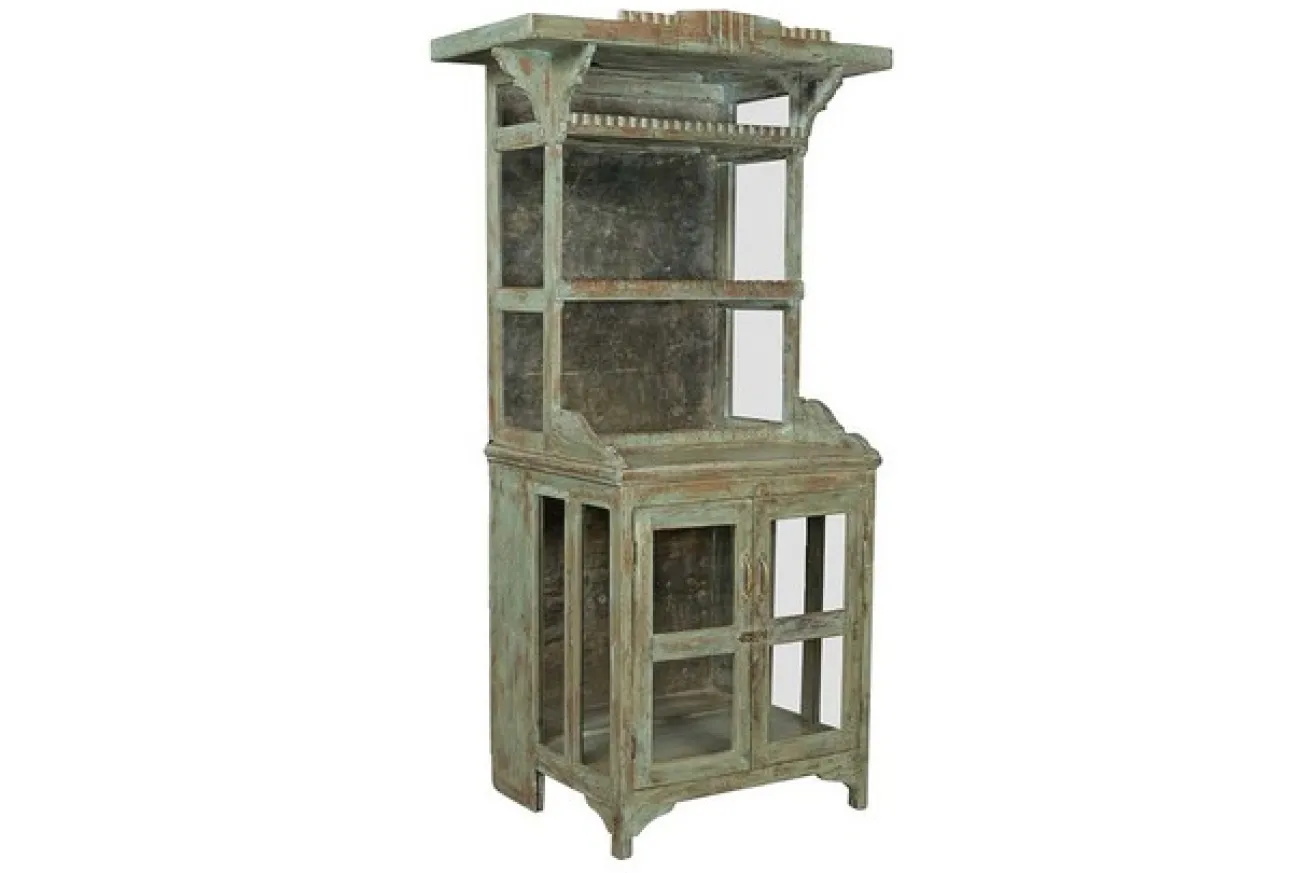 Vitrine Vintage türkis
