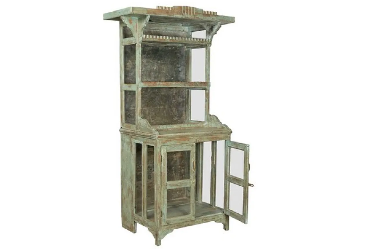 Vitrine Vintage türkis