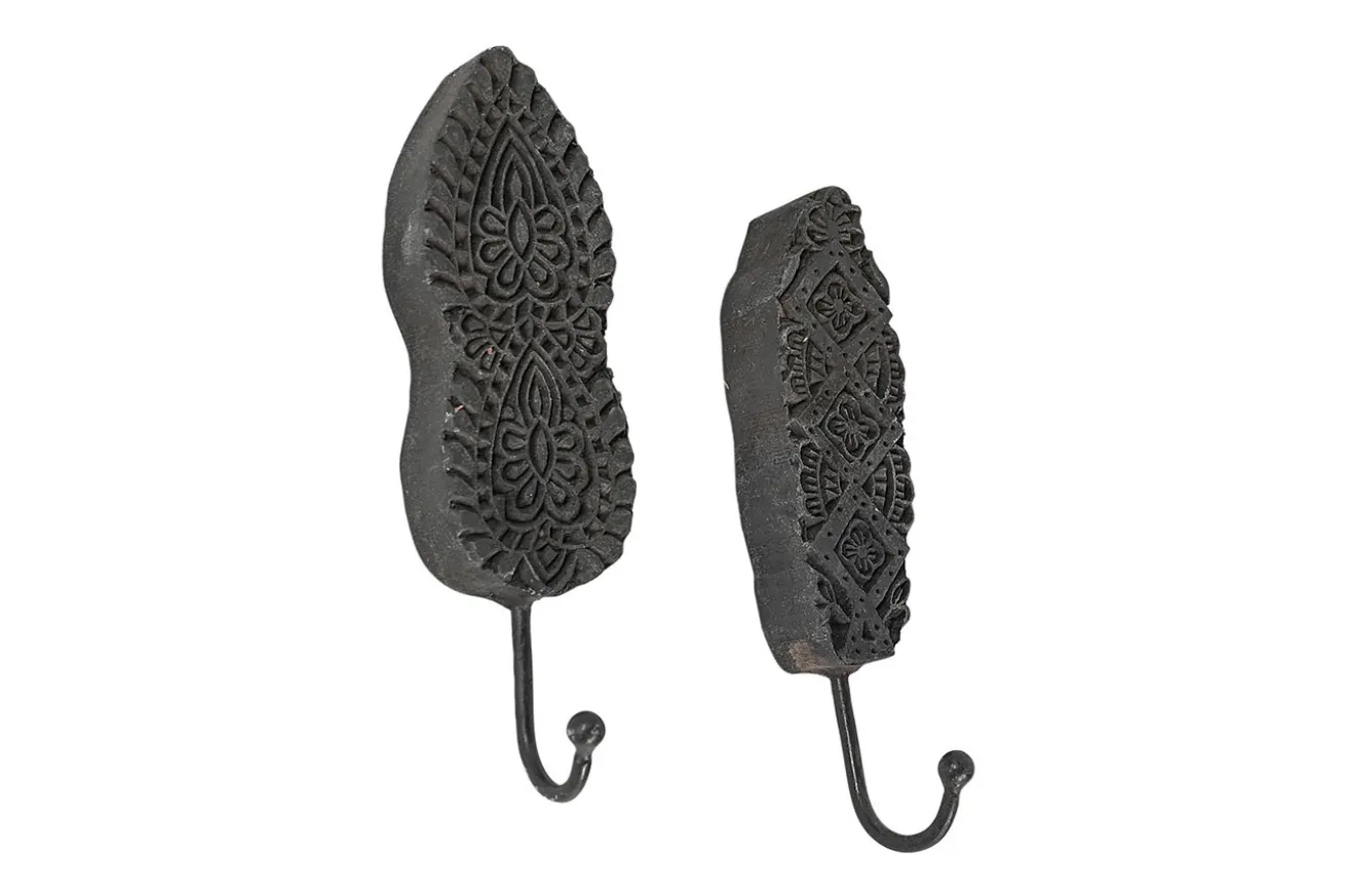 Wandhaken Vintage schwarz