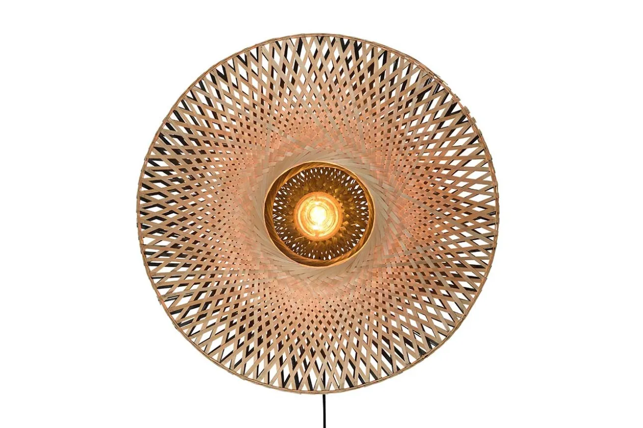 Wandlampe Kalimantan Bambusgeflecht D 87 cm