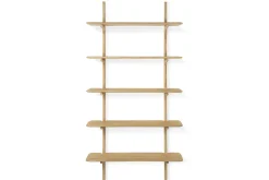 Wandregal PI Eiche H 196 cm