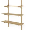 Wandregal PI Eiche H 126 cm