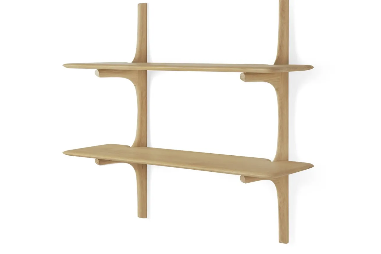 Wandregal PI Eiche H 91 cm