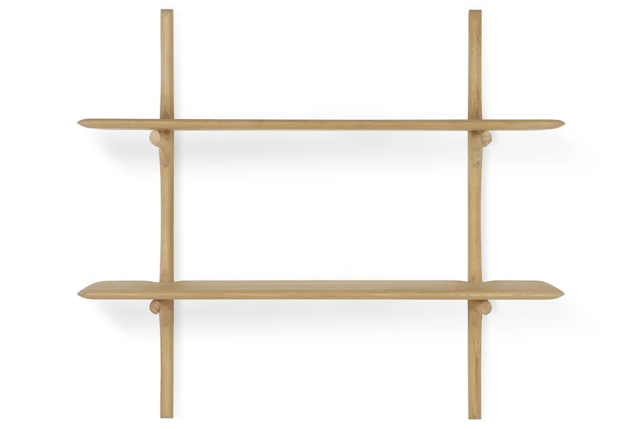 Wandregal PI Eiche H 91 cm