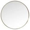 Wandspiegel Curve gold D 100cm