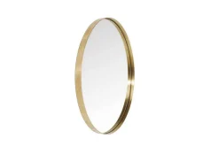 Wandspiegel Curve gold D 100cm