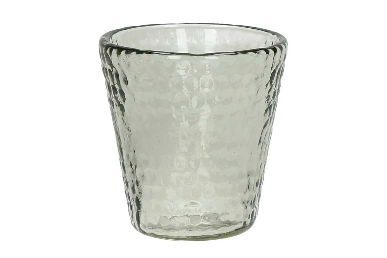 Windlicht Antigua Glas genoppt H 10 cm