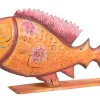 Windlicht Fisch Metall groß