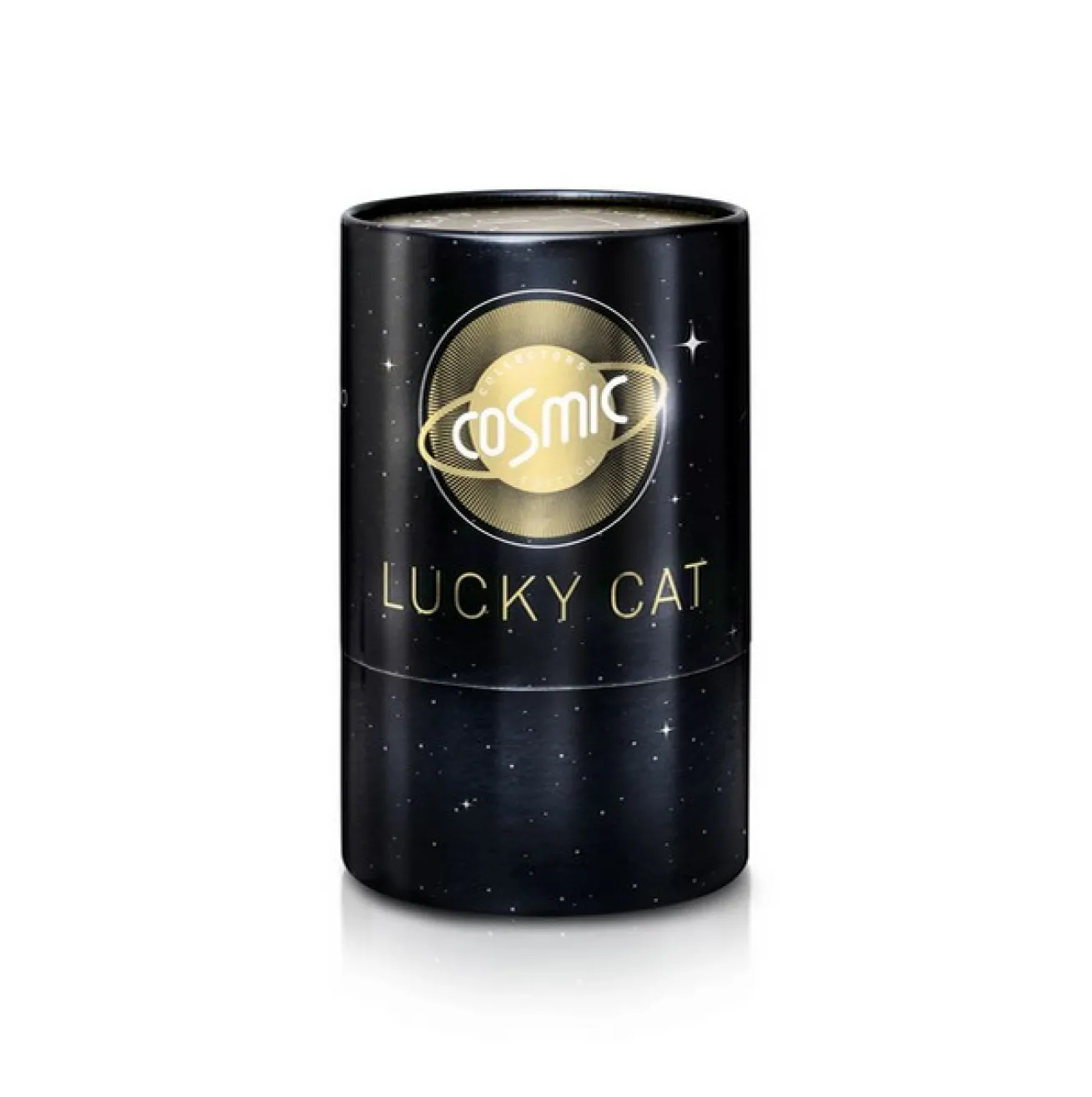 Winkekatze Lucky Cat Cosmic shiny platin