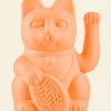 Winkekatze Lucky Cat matt orange